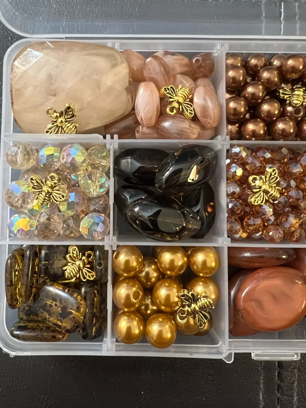 Craft Beads, PURE HONEY - NO WAX, Jewelry Supplies, loose bulk beads